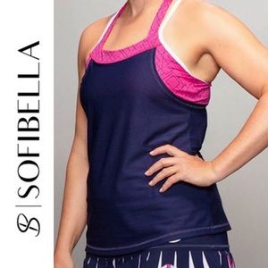 Sofibella Amunet Tank Top Navy L